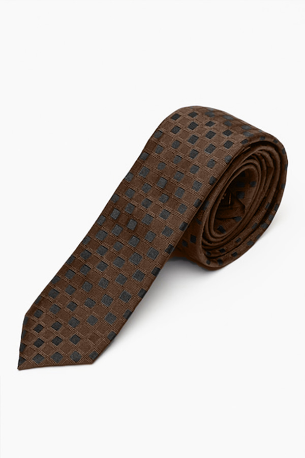 TIE HUGO - 201 BROWN